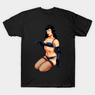 Bettie Page Pin Up Color T-Shirt